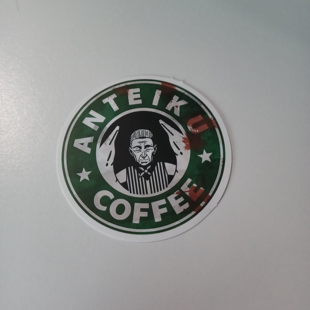 Tokyo Ghoul x Anteiko Coffee x Starbucks anime sticker 🖤(3/10$)🖤